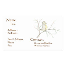 Bird in a Tree Business Cards
