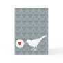 Bird in Love greeting card