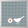 Bird in Love print
