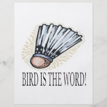 Bird Is The Word Full Color Flyer