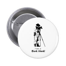Bird Nerd Buttons