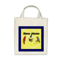 Bird Nerd Canvas Bags
