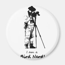 Bird Nerd Fridge Magnet