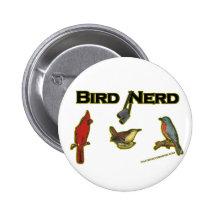 Bird Nerd Pin