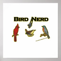 Bird Nerd Poster
