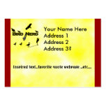 Bird Nerd Silhouette Business Card