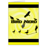 Bird Nerd Silhouette Card