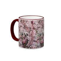 BIRD NEST ,white red pink