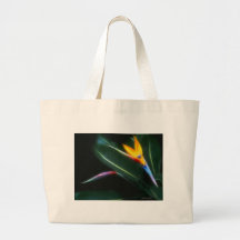 Bird of Paradise 2 Glow Tote Bags