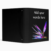 Bird of Paradise Flower (Coloured Foil Effect) Binder