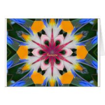 Bird of Paradise Mandala Cards