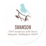 Bird on a Branch Address Label