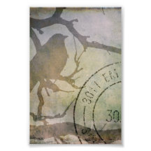 Bird On A Branch Photo Art