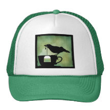 Bird on a Teacup Hat