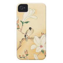 Bird on Magnolia iPhone 4 Case Beautiful