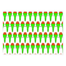 Bird Pattern. Parakeets. Business Card