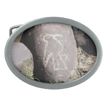 Bird Petroglyph belt buckle