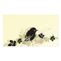 Bird Profile Card Business Cards