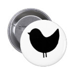 Bird Silhouette Design! Pinback Button