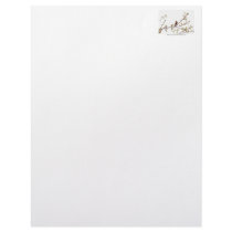 Bird Singing a Happy Song Customized Letterhead