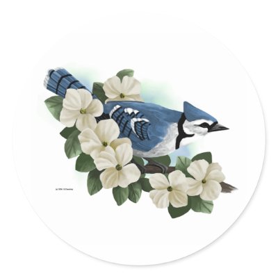 Bird Stickers by waterart