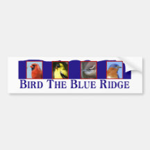 Bird the Blue Ridge Bumper Sticker