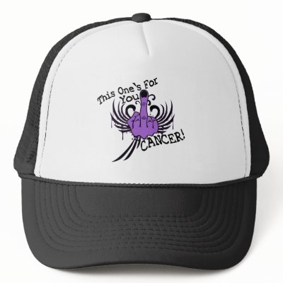 Bird To Cancer Trucker Hat by goldnsun
