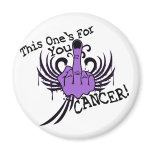 Bird To Cancer Refrigerator Magnet
