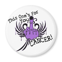 Bird To Cancer Refrigerator Magnet