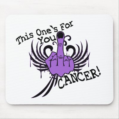 Bird To Cancer Mousepad by goldnsun