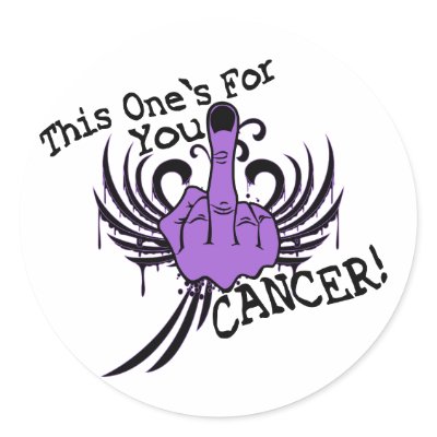 Bird To Cancer Round Sticker by goldnsun