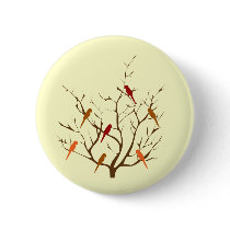 Bird Tree Pin