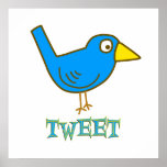 BIRD TWEET POSTERS