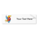 Bird ~ Vintage Forties Tattoo Bird Art Bumper Stickers