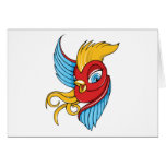 Bird ~ Vintage Forties Tattoo Bird Art Card