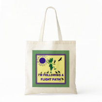 Bird Watching Flight Path Design Tote Bags