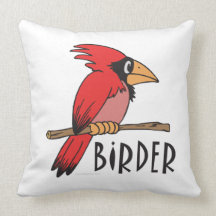 Bird Watching Throw Pillows