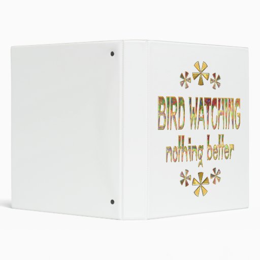 BIRD WATCHING VINYL BINDERS