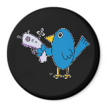 Bird with Raygun - Magnet