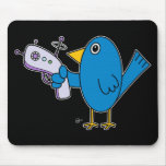 Bird with Raygun - Mousepad
