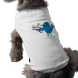 Bird with Raygun - Pet Tank Top Pet T-shirt