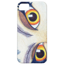 Bird Woman's Eyes iPhone Case iPhone 5 Cases