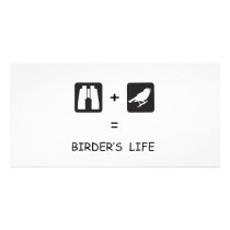 Birder's Life Photo Card