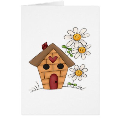 Birdhouse Card by robynsnest