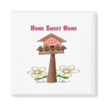 Birdhouse Home Sweet Home Magnets