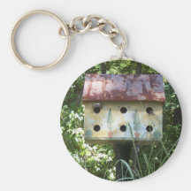 Birdhouse in the Sun Key Chains