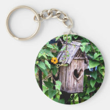 Birdhouse Key Chain