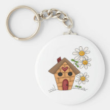 Birdhouse Key Chains