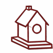 Birdhouse Logo Embroidered Polo Shirt