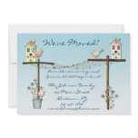 Birdhouse New Address Announcement invitations
